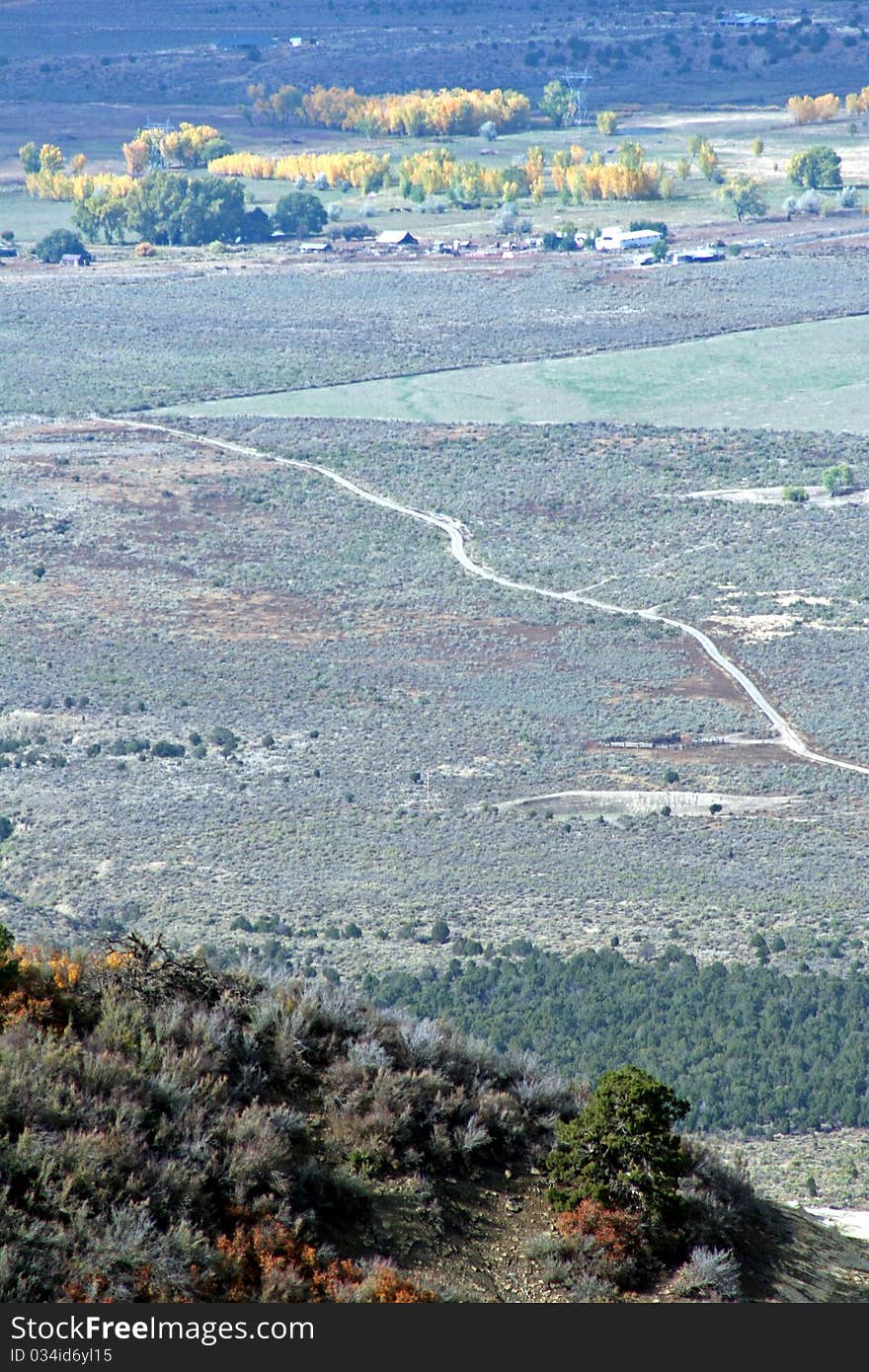 Overlook of mesa verde in colorado. Overlook of mesa verde in colorado