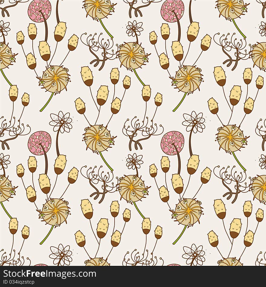 Seamless flower pattern