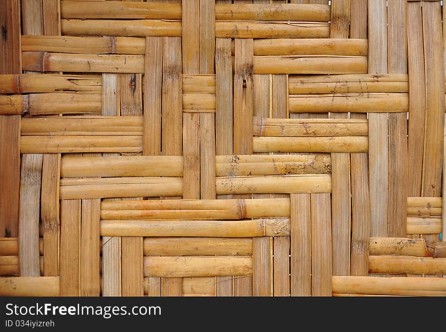 Wall From The Bamboo