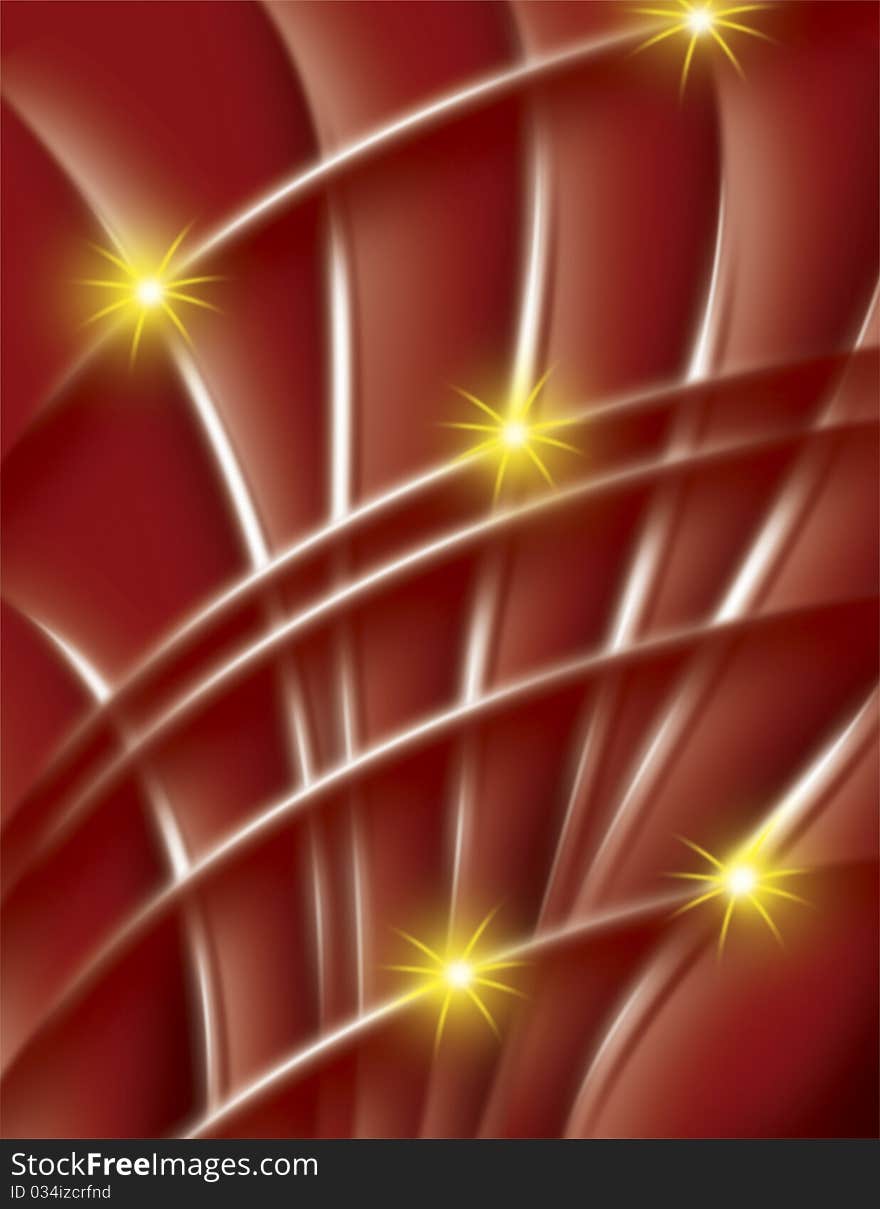 Red stripy background, abstract art illustration