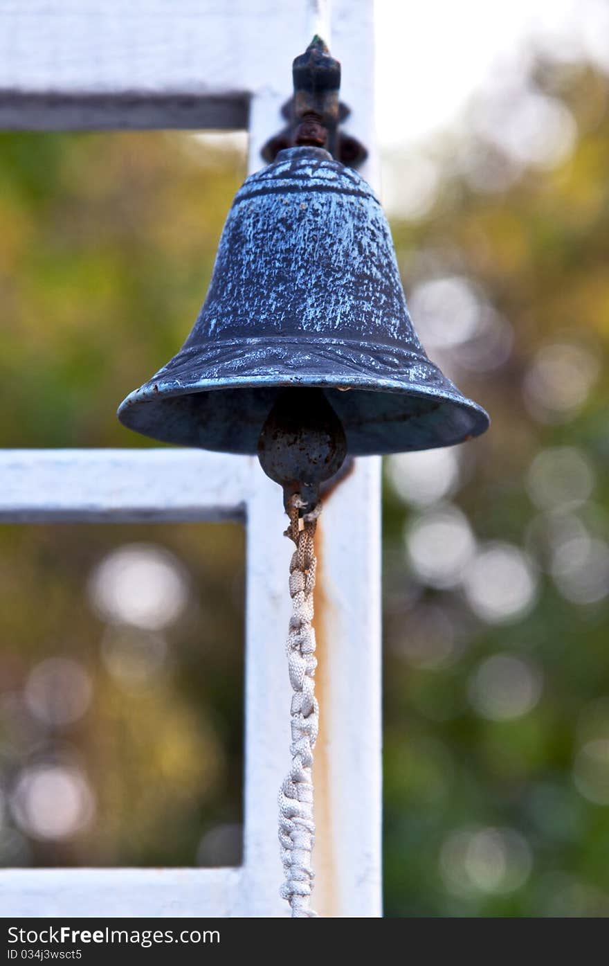 Old bells rusty close up