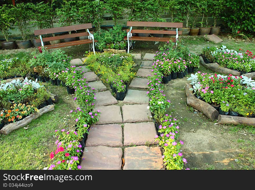 Chair, sit back and relax in the garden. Chair, sit back and relax in the garden