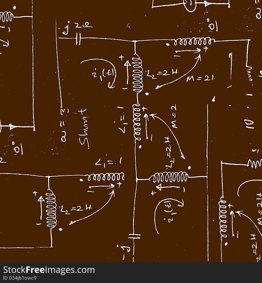 Electronic engineering illustration for background. Electronic engineering illustration for background