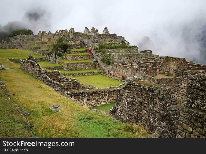 Machu Picchu, The inca abandoned city in Peru. Machu Picchu, The inca abandoned city in Peru