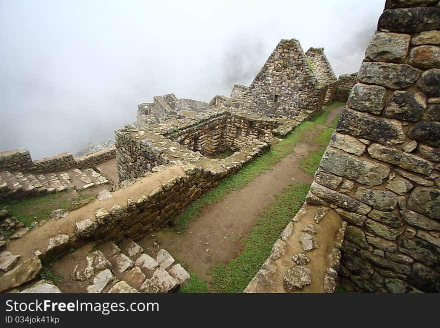 Machu Picchu, The inca abandoned city in Peru. Machu Picchu, The inca abandoned city in Peru