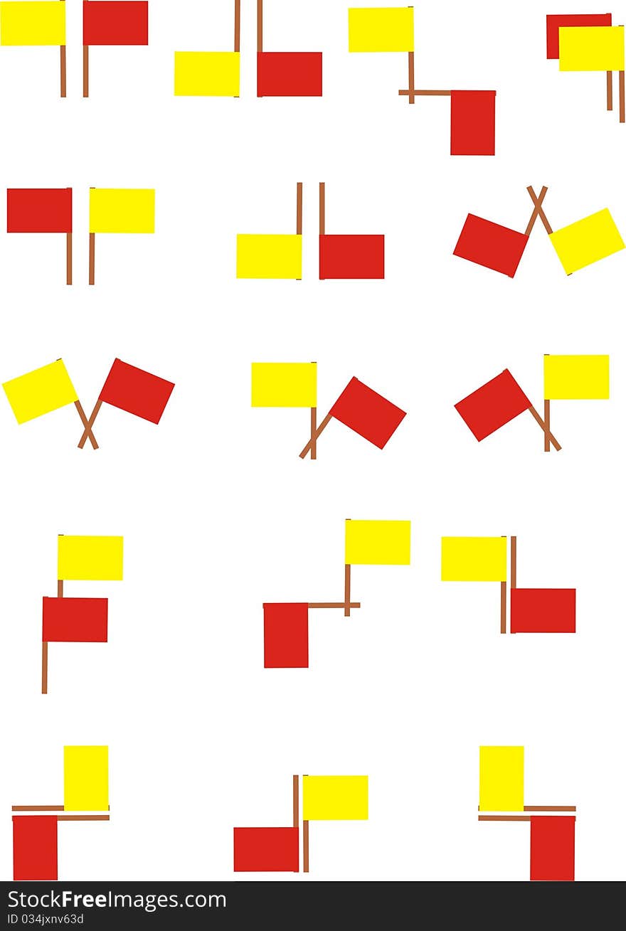 Set of flags. Signals and management