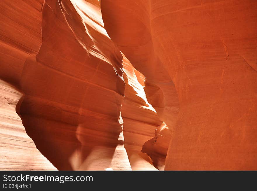 Dreamy color of Antelope Canyon