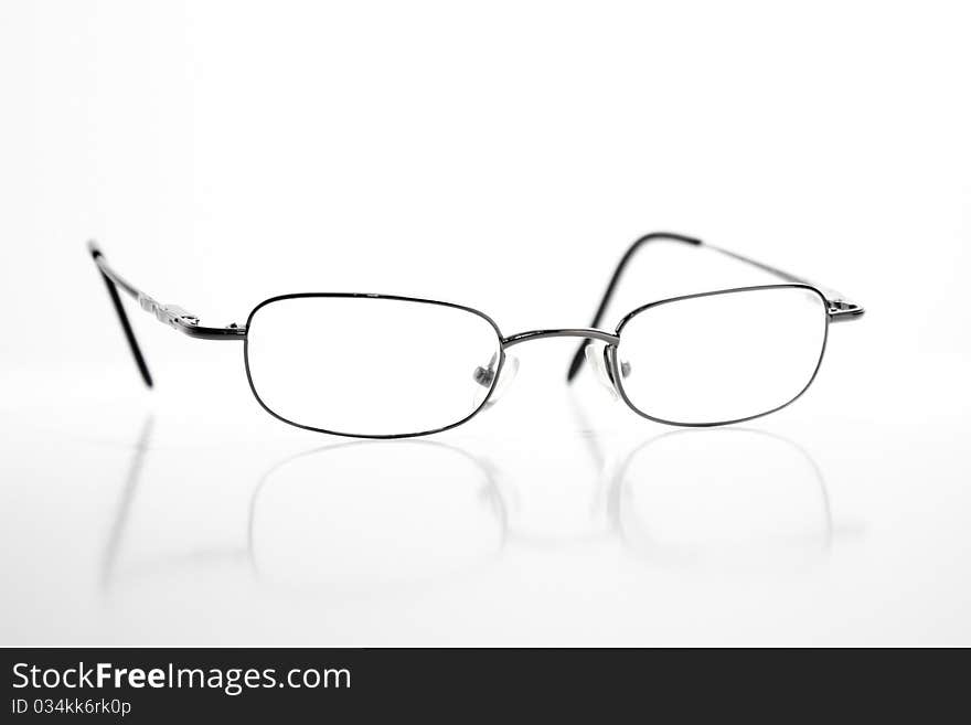 Eye Glasses on White