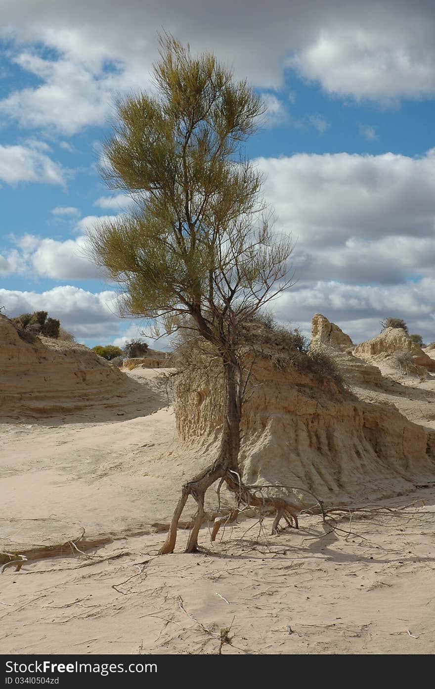 Sand dunes at Mungo National Park NSW