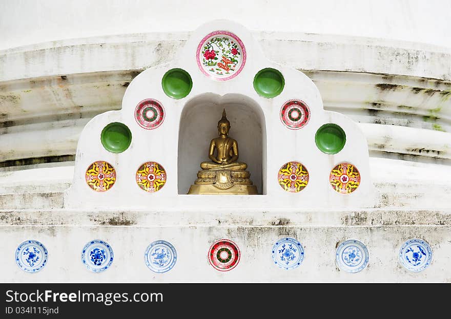 Buddha at the temple in thailand