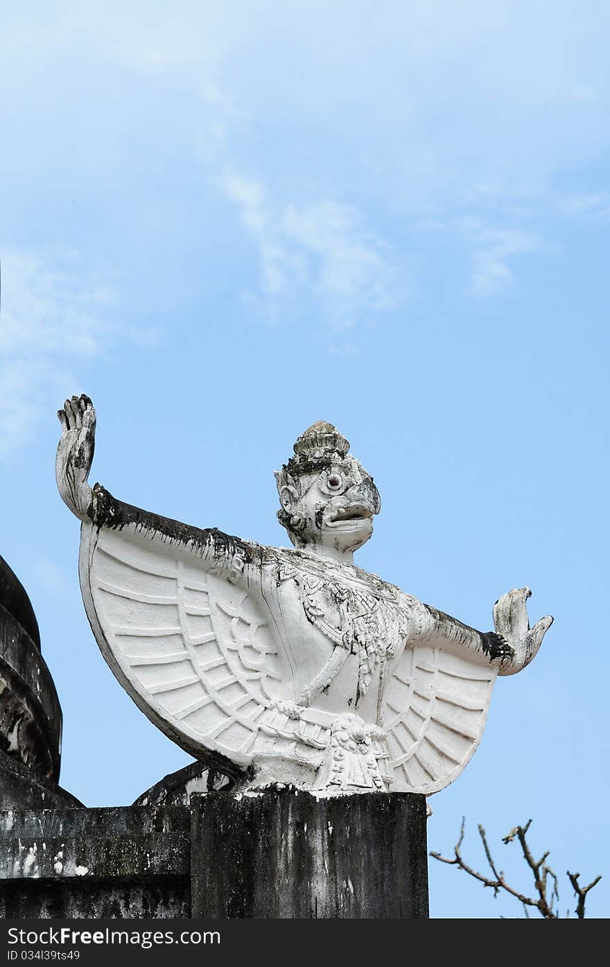 Garuda at temples in thailand