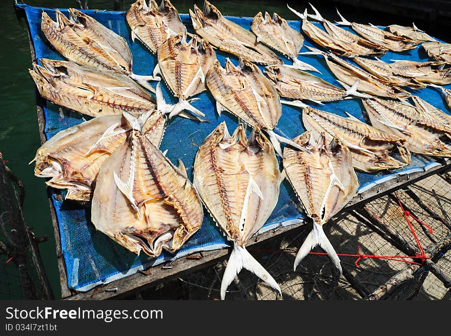 Dried Fish , used to background