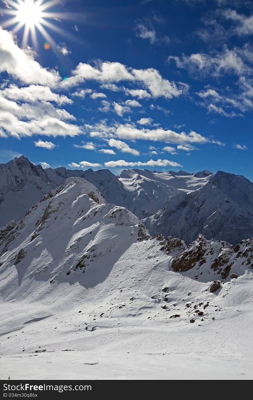 Serodine Peak at 2534 meters on the sea-level. Brixia province, Lombardy region, Italy