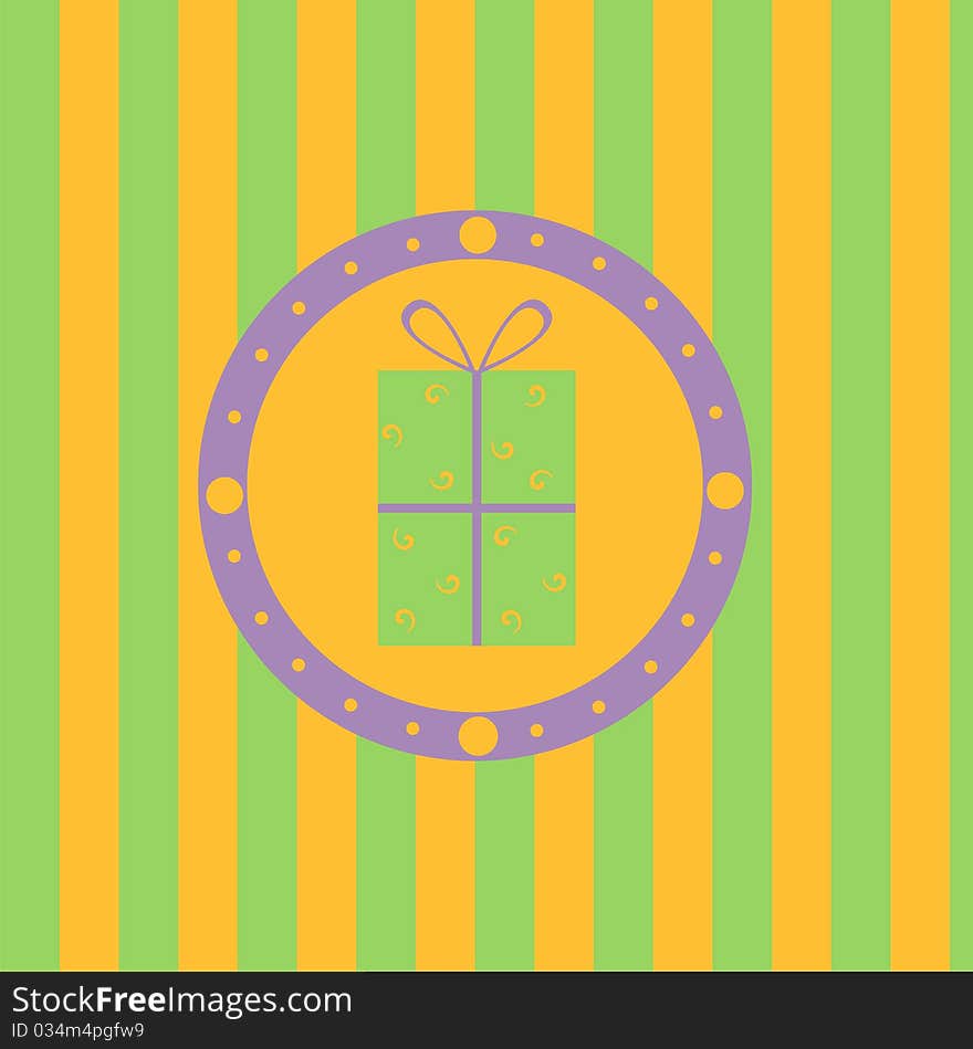 Cute gift background