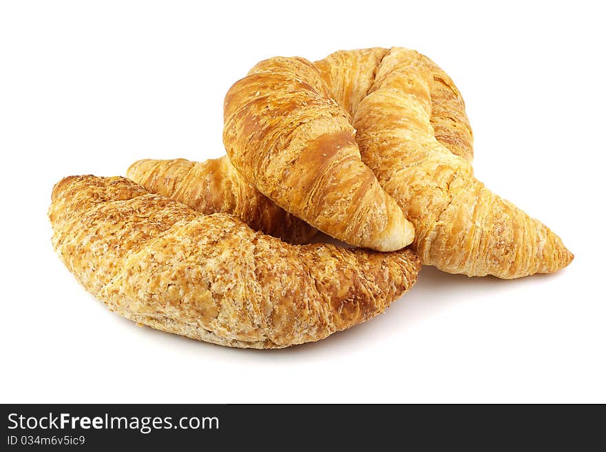 Heap of croissants