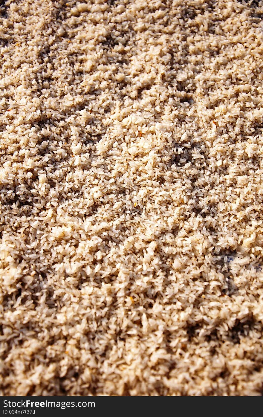 Dried rice,food grain provision