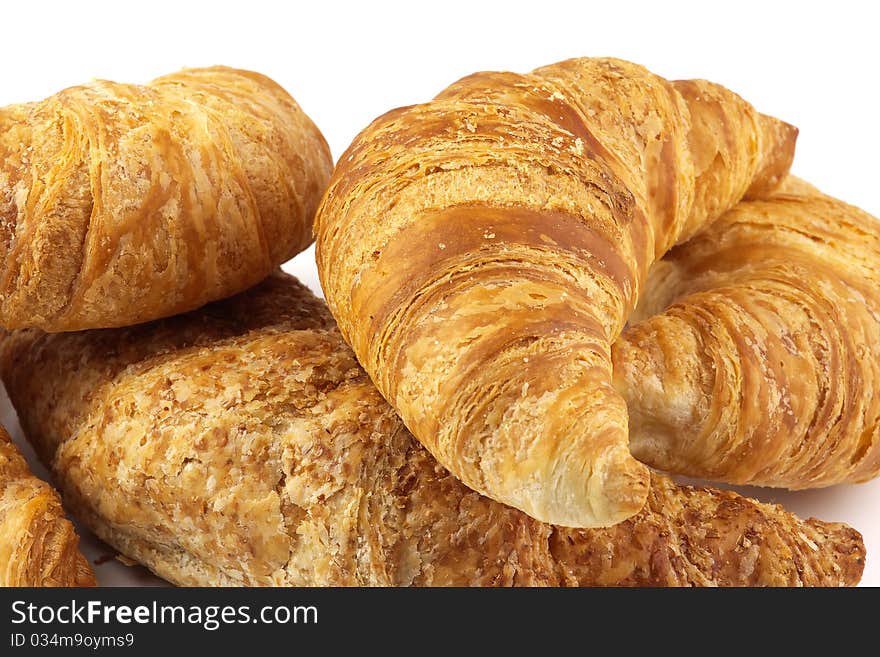 Heap of croissants