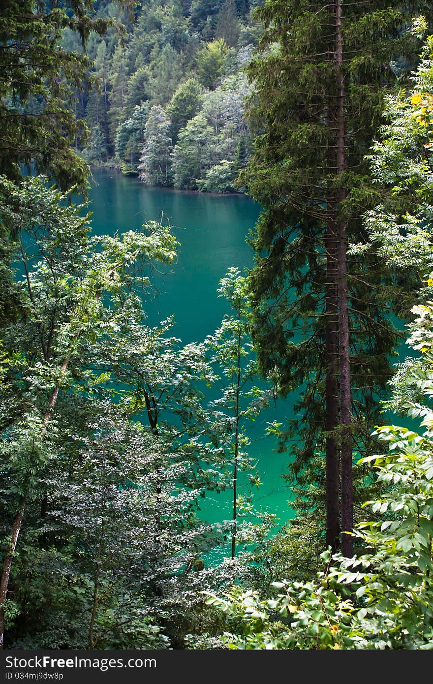 Emerald green Konigssee