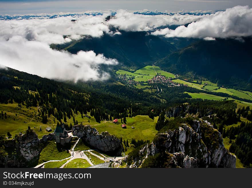 View of a Bavarian valley