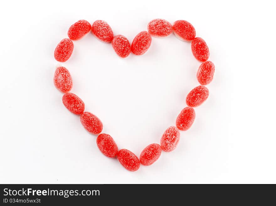 Red Candy Sweets Heart