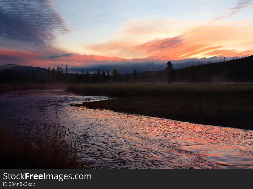 Gibbon River Sunset