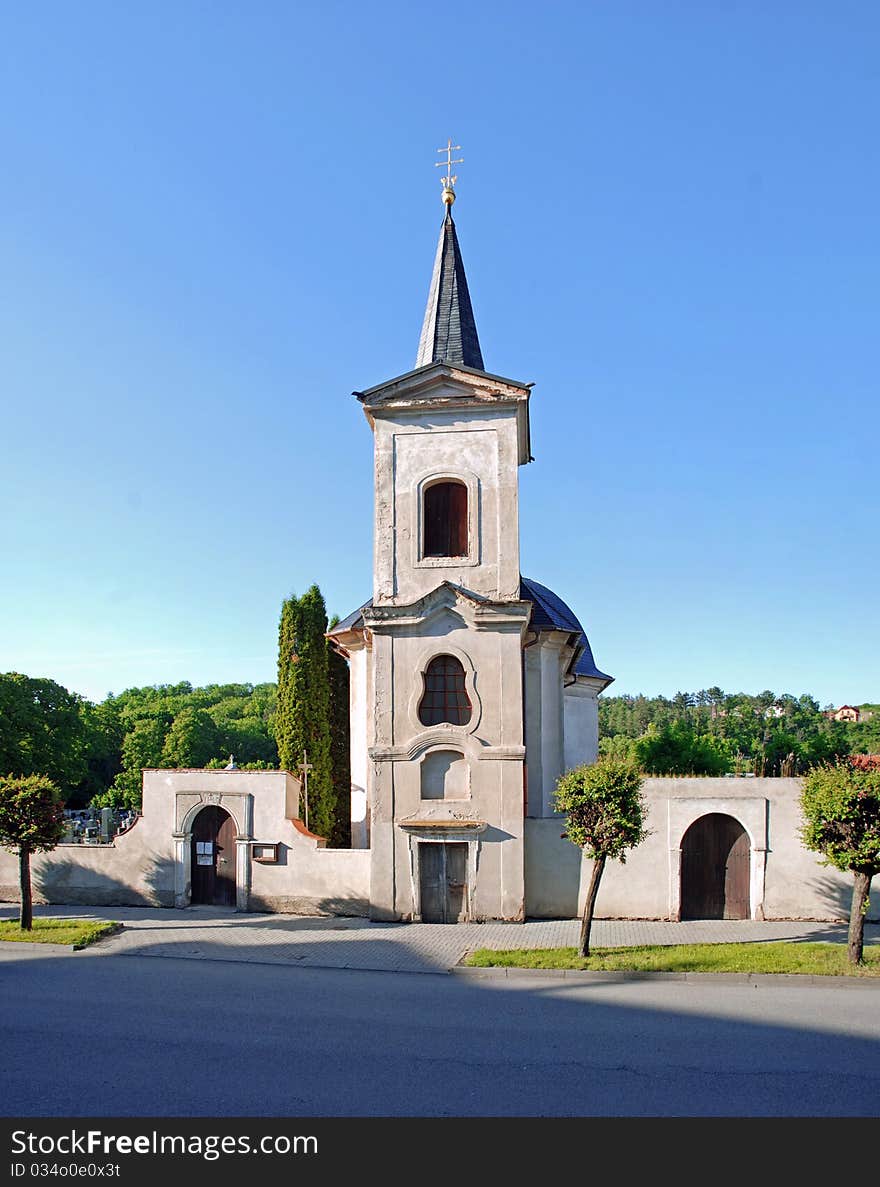 A high quality and very detailed photo (stitched from 10 regular photographs) of an old rural and abandoned church. A high quality and very detailed photo (stitched from 10 regular photographs) of an old rural and abandoned church.