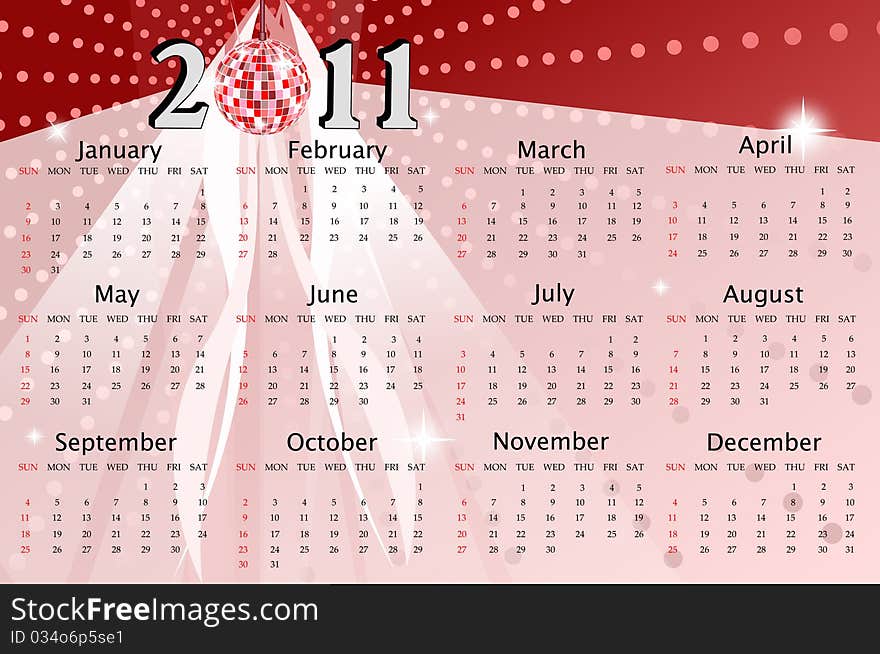 Calendar of 2011