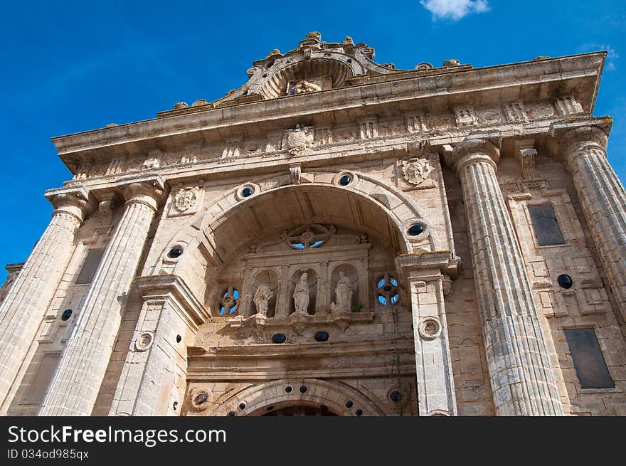 Church of the Carthusian of Sherry, Historic monument facade