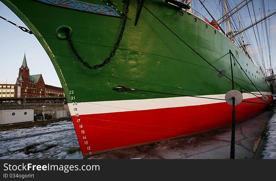 This newly renovated German freight bark built in 1896 today serves as a maritime museum at the Port of Hamburg. This newly renovated German freight bark built in 1896 today serves as a maritime museum at the Port of Hamburg.