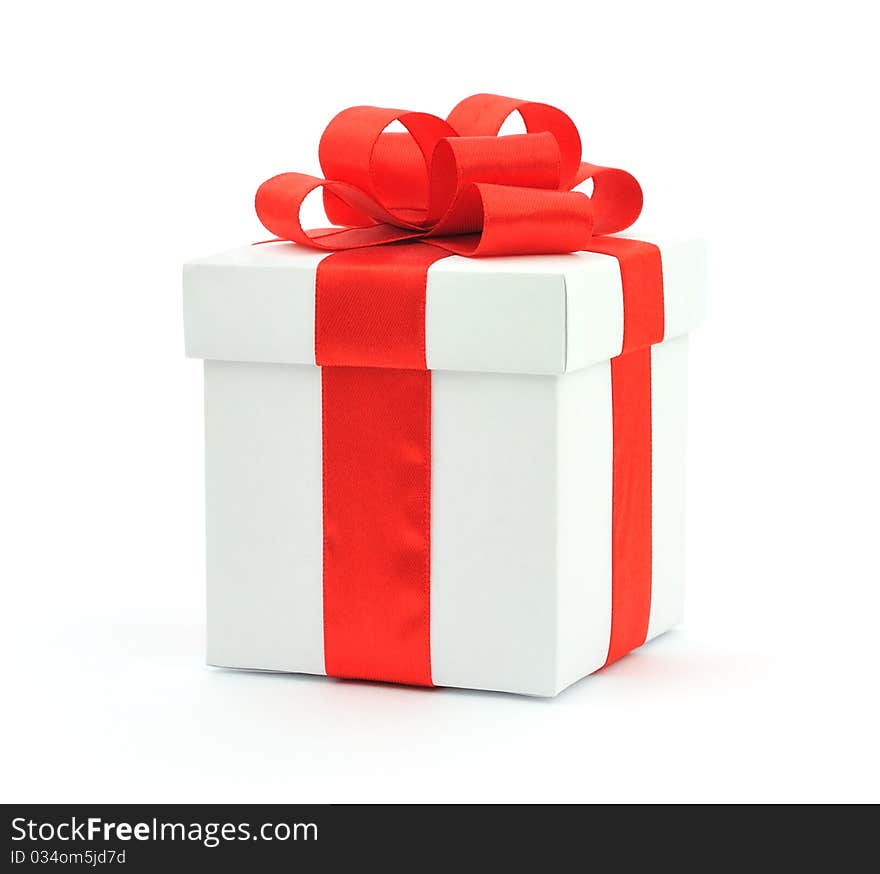 Gift box isolated