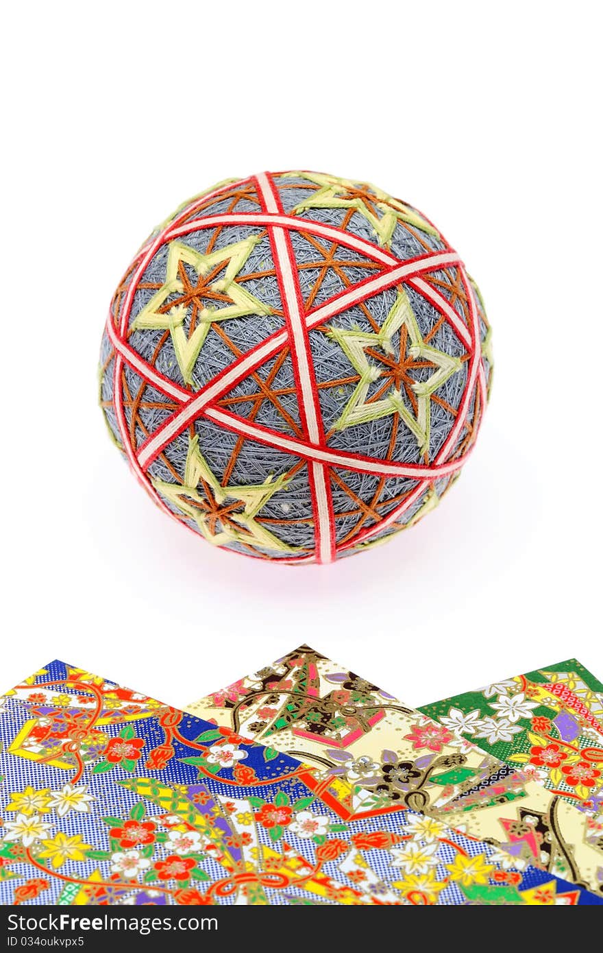 Japanese Traditional Ball And Paper