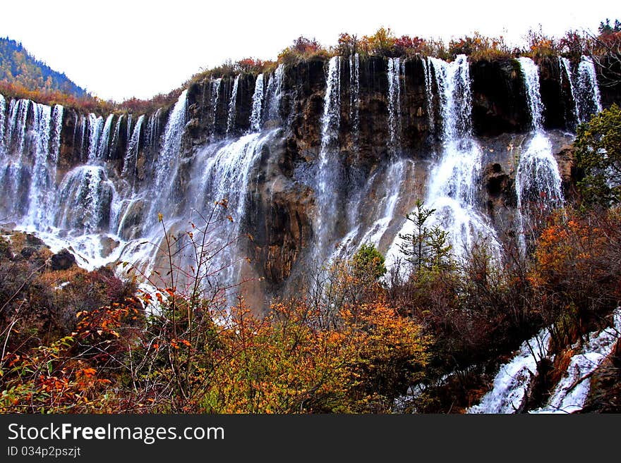 Autumn In Jiuzhaigou, Sichuan, China