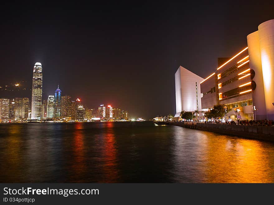 Victoria Harbour in Hong Kong