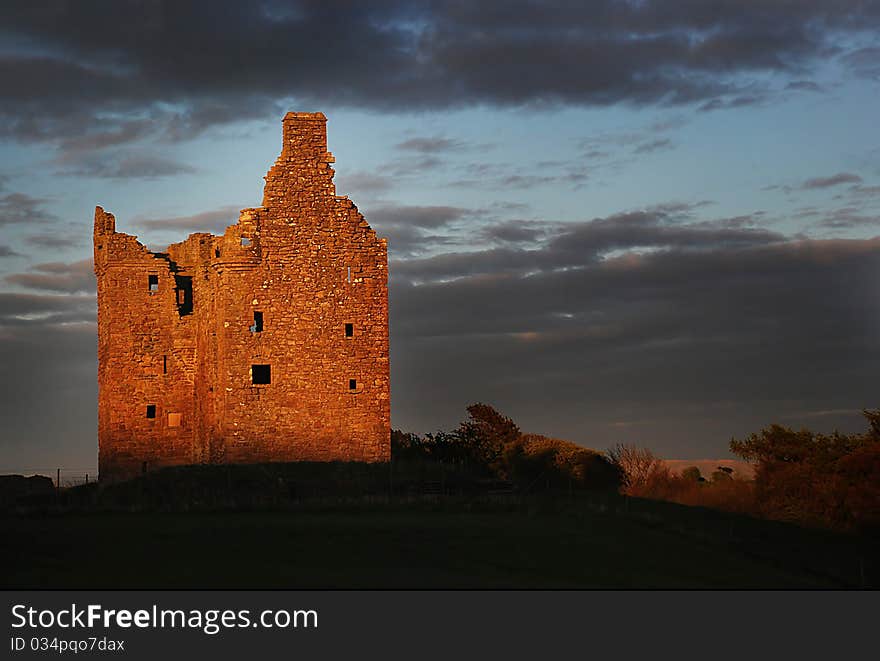 Castle In Sunset