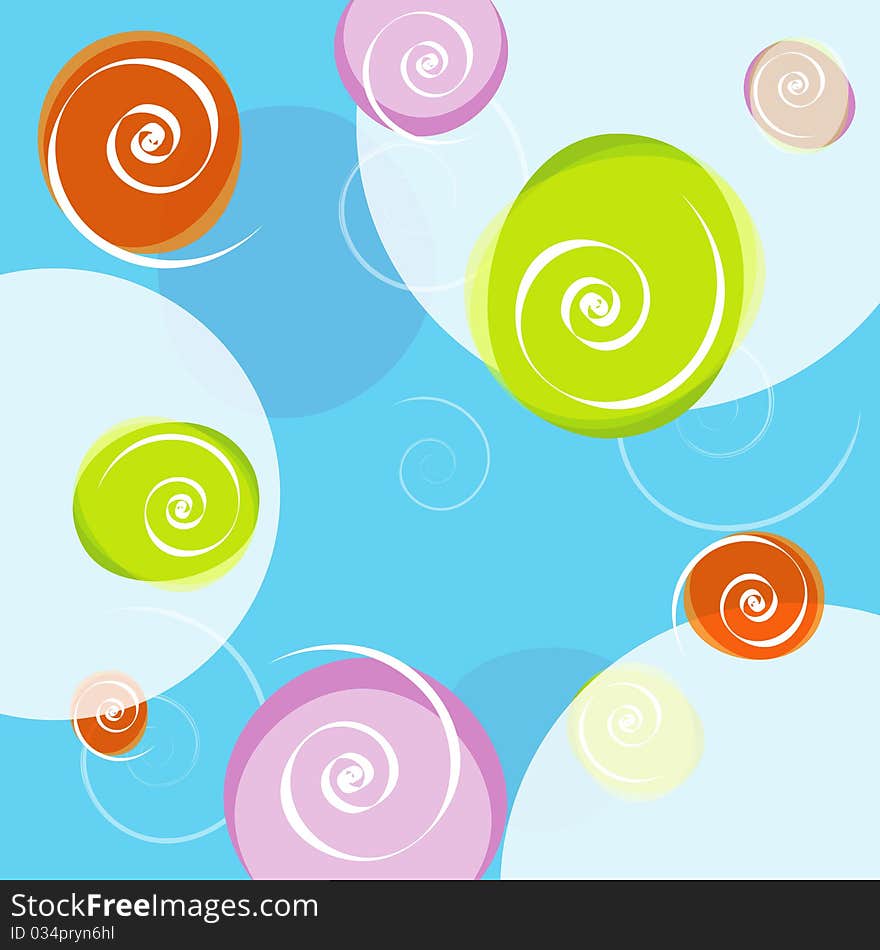 Illustration of abstract vector background