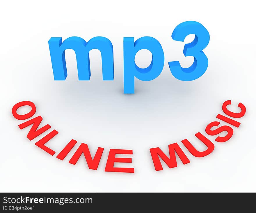 Online music concept in 3D