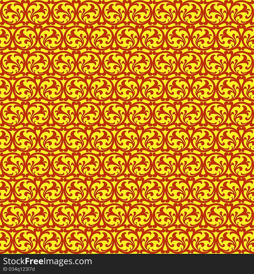 Seamless wallpaper pattern