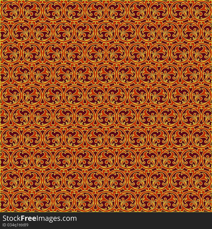 Seamless wallpaper pattern