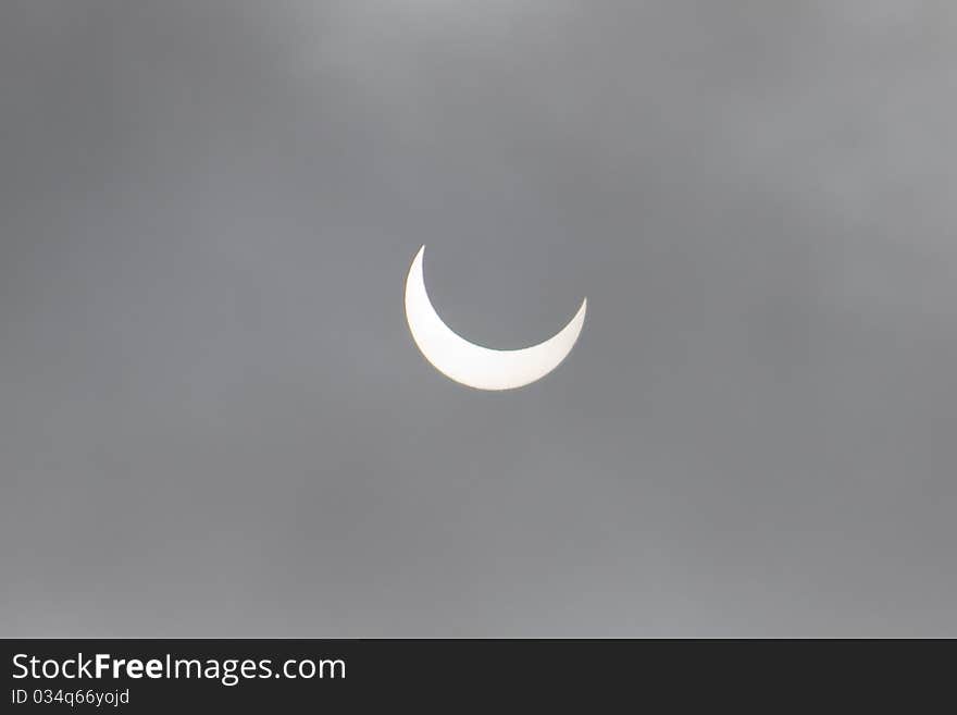 Solar Eclipse January 4, 2011, Ukraine