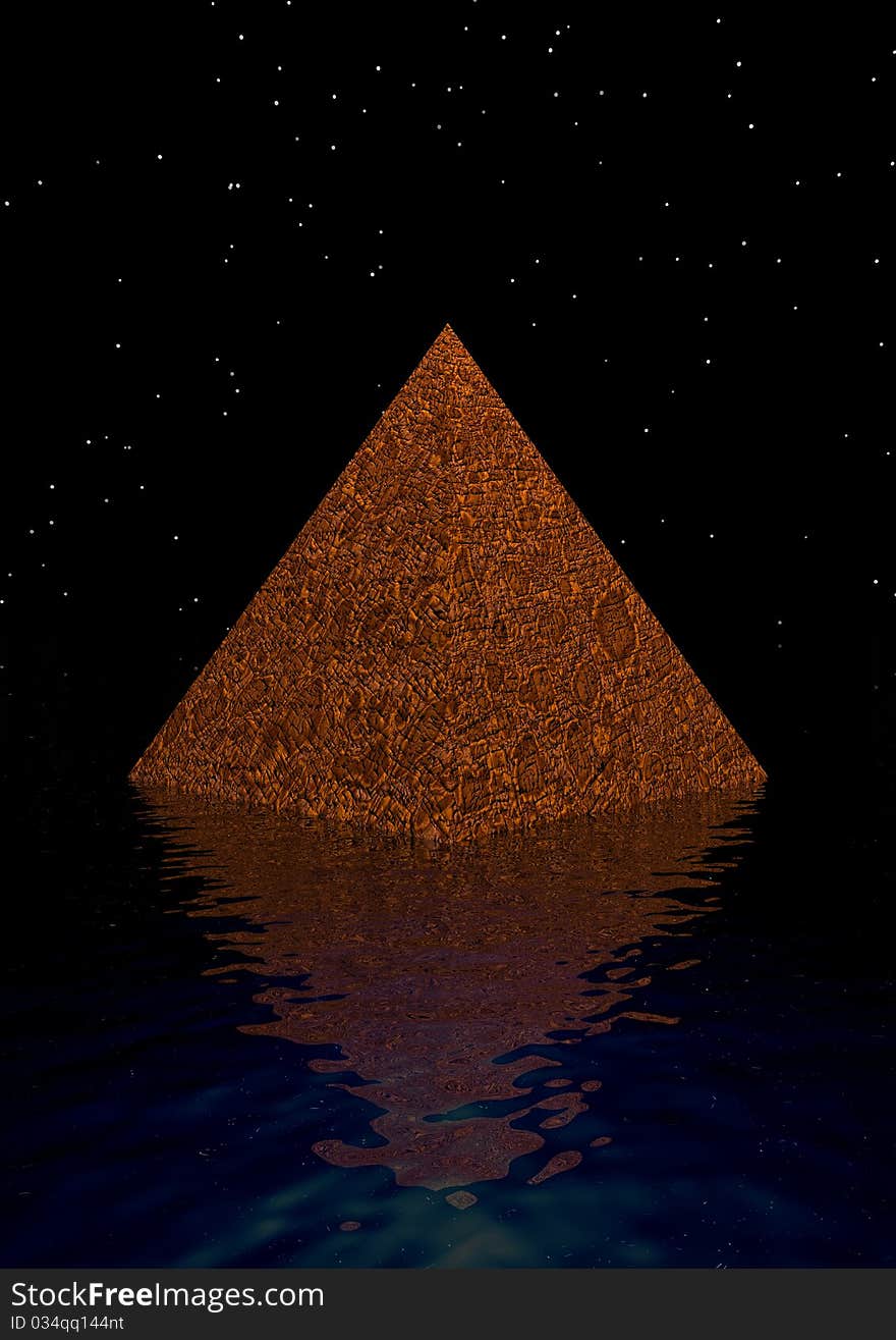 Pyramid and universe