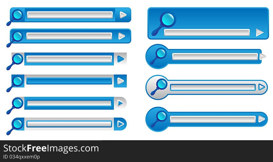 Search bars set for web design