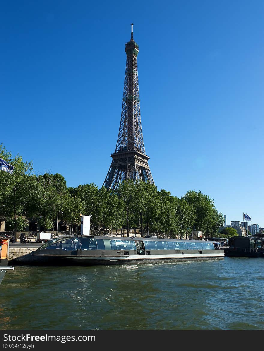 Daytime View Of Eiffel Tower