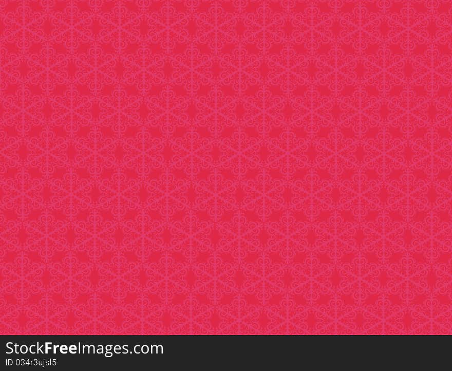 Pink damask seamless wallpaper pattern