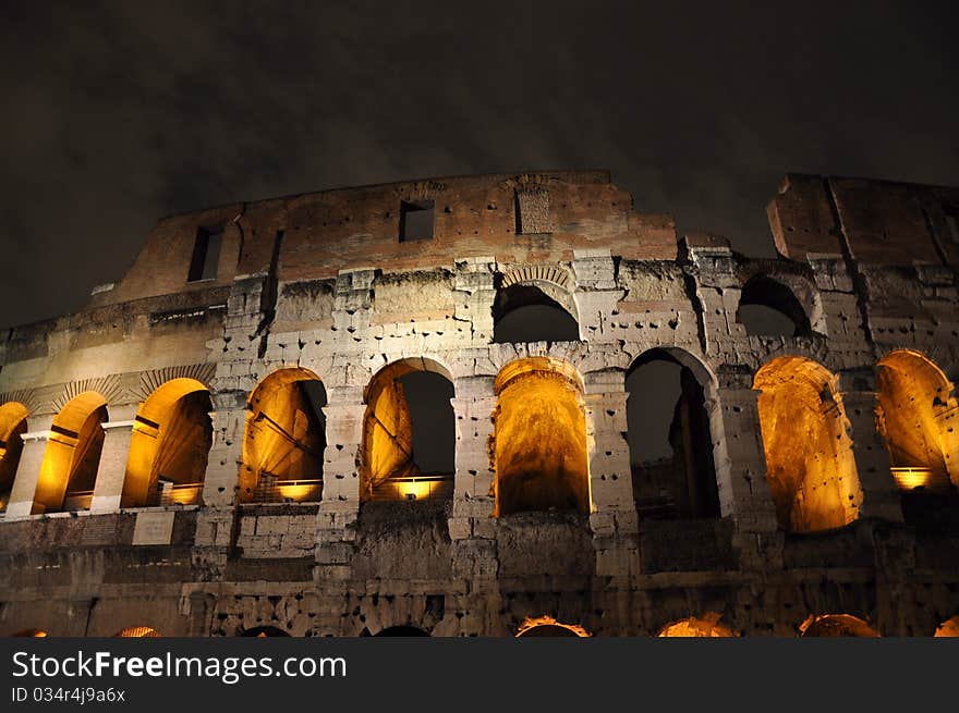 Colosseum in the night