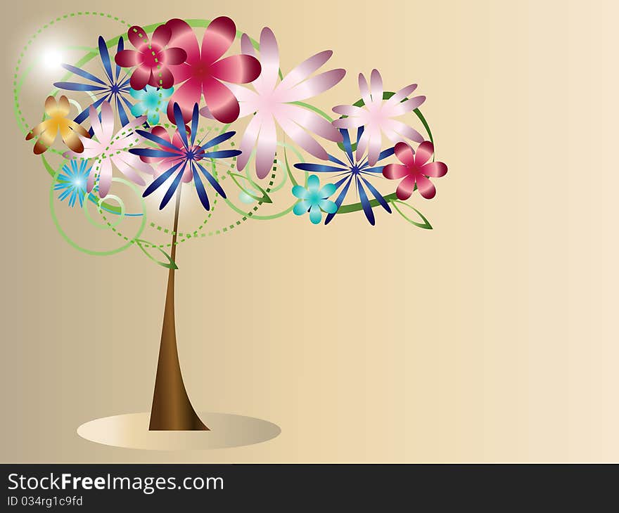 Blossoming tree