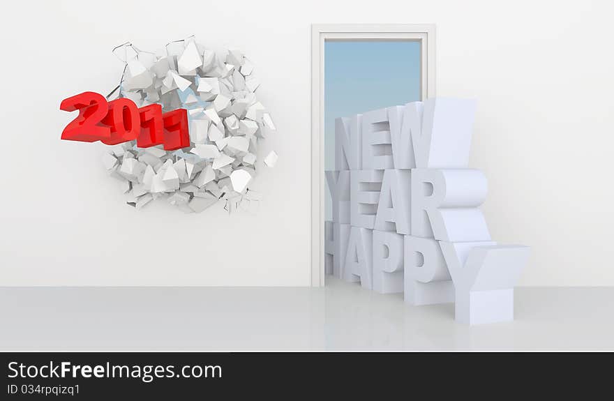 Creative New Year 2011 picture