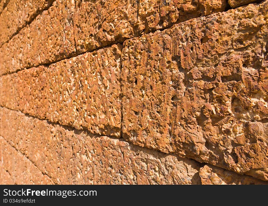 Decorative brick wall texture background.