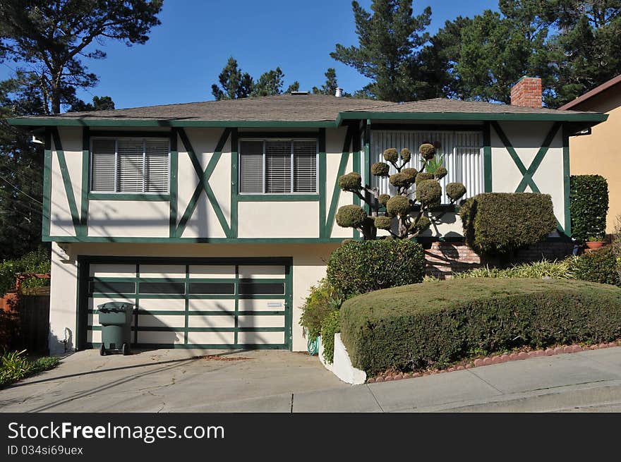 House surrounded by trees and grass