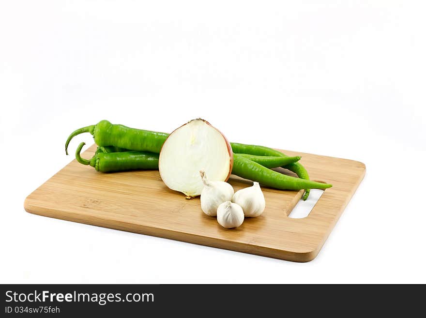 Cutting board, isolated on white background