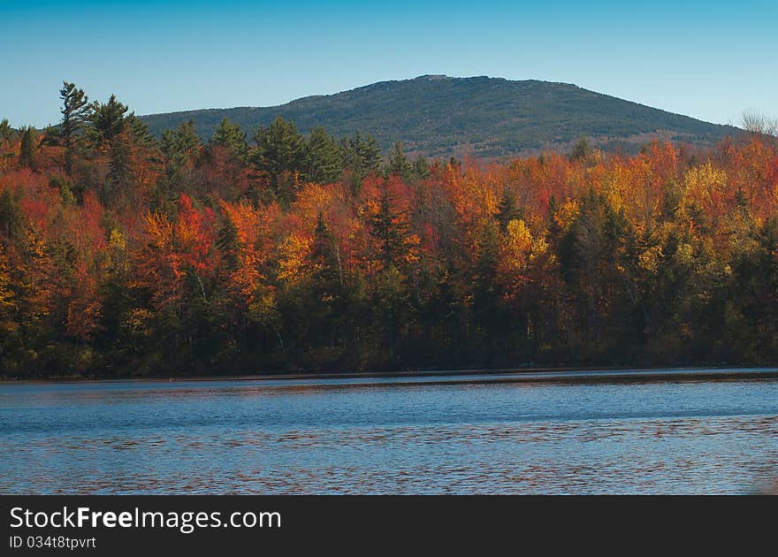 Mount Mondnadnock during the foliage in New Hampshire.